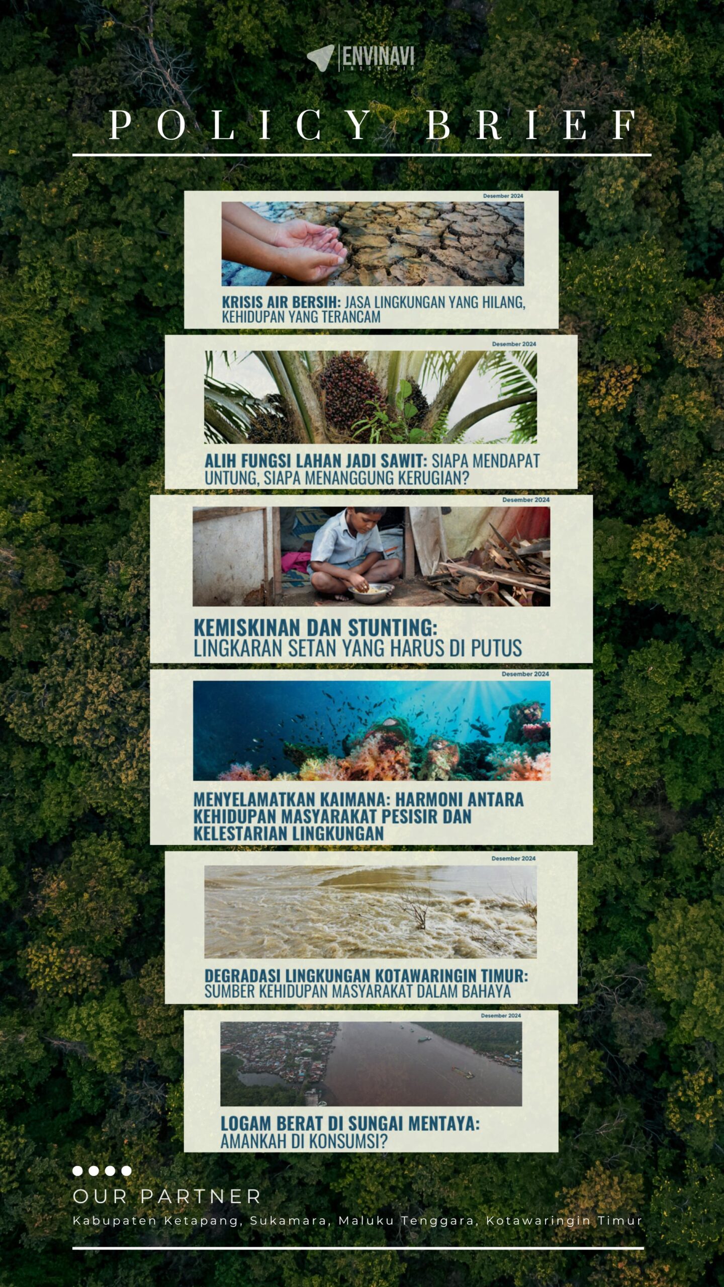 Penyusunan Policy Brief Dokumen Lingkungan